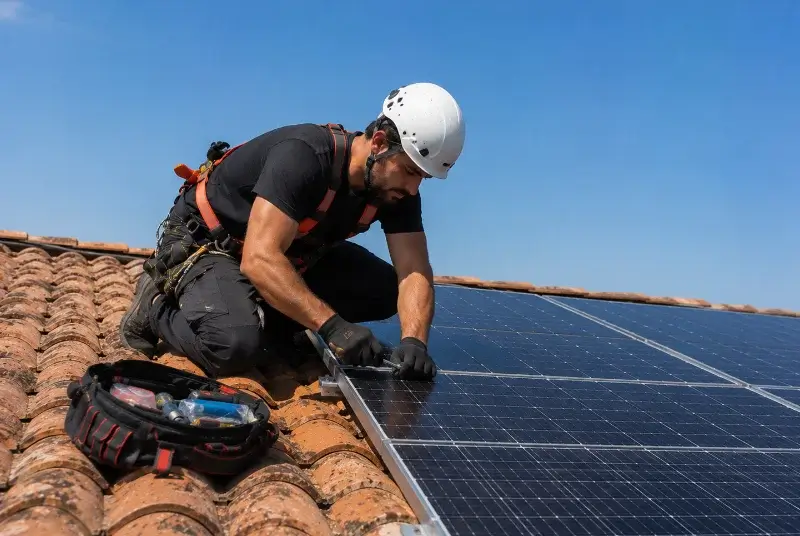 Maintenance et monitoring de panneaux solaires à Saint-Hilaire